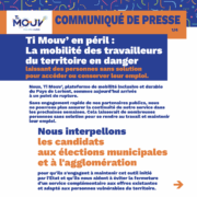 Communiqué de presse Ti Mouv’ INSTAGRAM