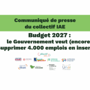 Budget 2027 le Gouvernement veut (encore) supprimer 4.000 emplois en insertion (Vidéo)